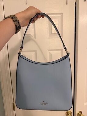 Kate Spade NWOT Powder Blue leather Shoulder Bag